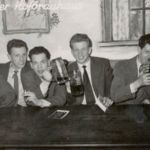 von li. nach re: ? , ? , Albrecht Kurt, Lenze , ? , Kernstock Othmar EPSV-21