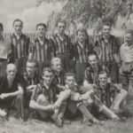 vordere Reihe von li. nach re: Antoni Johann, Döller , Polzer Michael
mittlere Reihe von li nach re: Thier Robert, Brezina Theo, Binder, Schlögl Franz
hintere Reihev on li. nach re: Kwapil Hans, Kernstock Othmar , HlediK Günther, Bares Josef, Mürwald Herbert, Mikscha Walter, Gerstbauer firmenturniersieger 1952: fa. bobbin